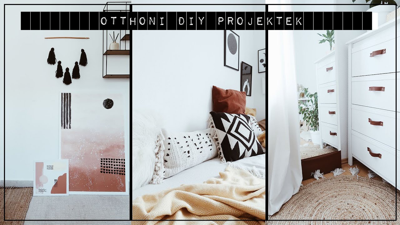 bohém lakásdekor DIY ötletek - abból, ami otthon van