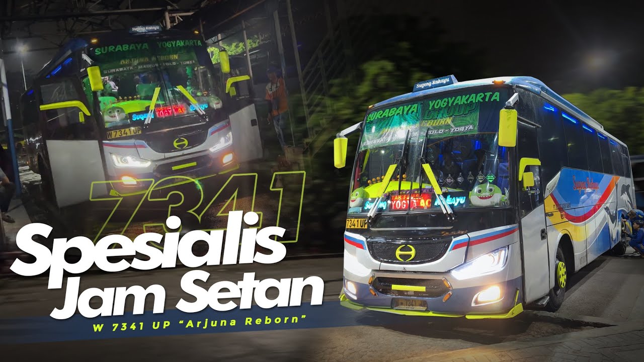 APESS, LAGI ASIK LARI MALAH TROBEL !! 😭 Trip Tengah Malam Naik Sugeng Rahayu 7341 