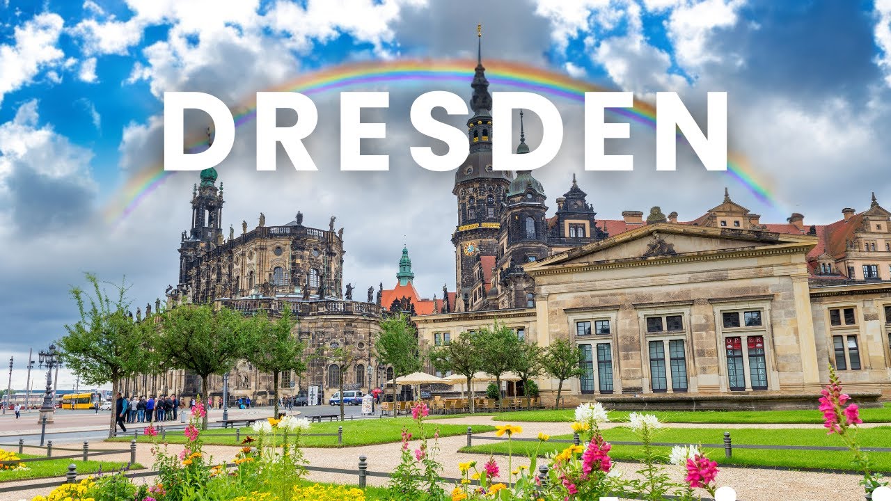 Impressive Walk in Dresden, Germany: See the famous Shopping Mile and all Historical Hotspots | 4k60