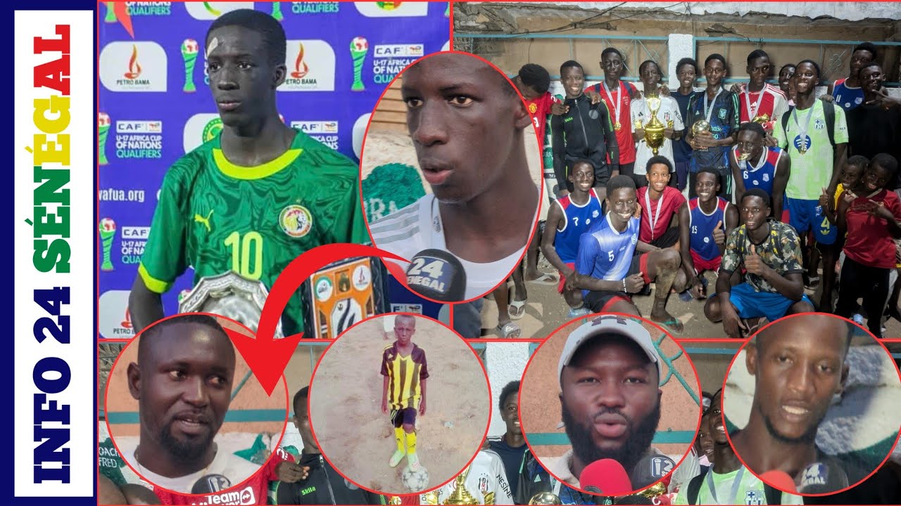 🔴LE MEILLEUR JOUEUR UFOA U17 SOULEYMANE COMMISSAIRE FAYE À L'HONNEUR DANS SON FIEF UNITÉ 17 PARCELL
