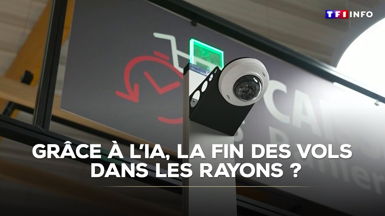 Grâce à l'IA, la fin des vols dans les rayons ?｜TF1 INFO
