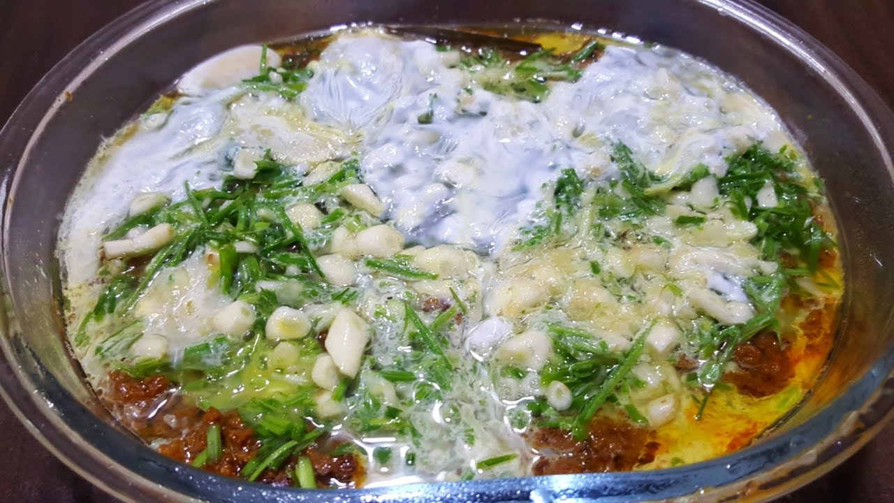 Bohra Hara Lassan Kheema/ Green Garlic Minced Meat