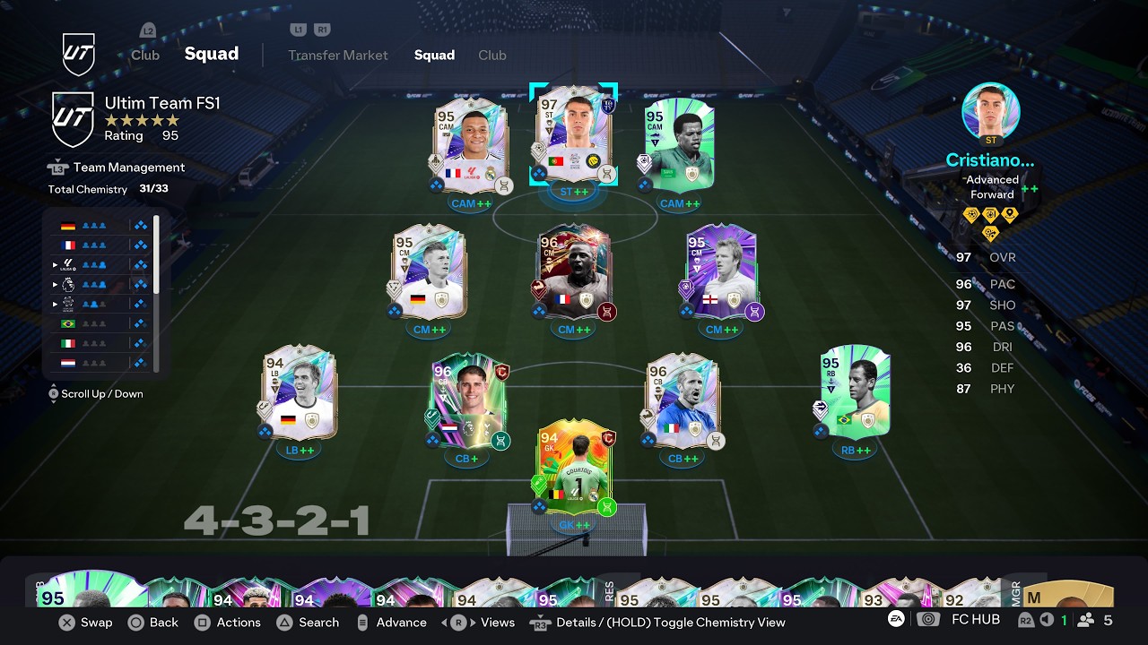 Лучшая кастомная тактика 4321 в FC26 &mdash; легкий 1-й ранг в FUT Champs 🏆 | FC26 Ultimate Team