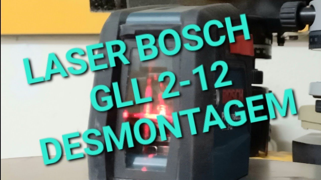 Como desmontar o Laser Bosch GLL 2-12
