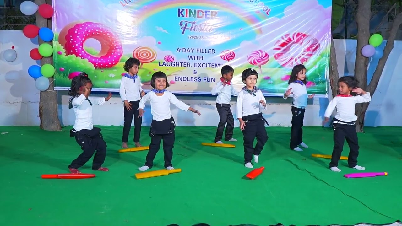 Chikri Chikri Song I 🏓 LKG Students dance performanceIAnnual day-2026 #chikri #dance #littleorchidyc