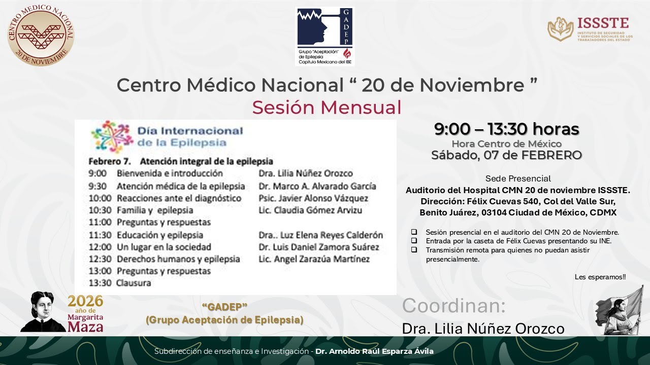 SESION CLINICA MENSUAL DE 