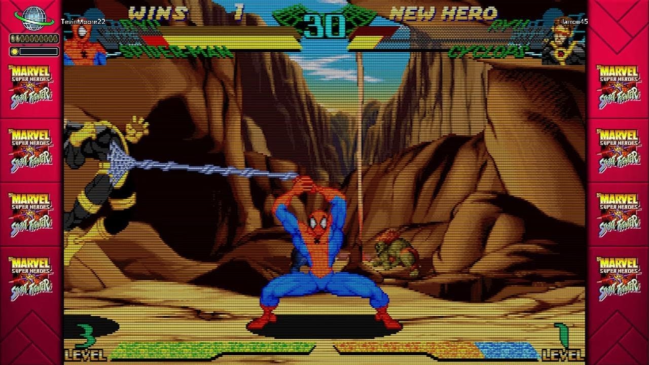 PlayStation 5 MARVEL SUPER HEROES 🆚 STREET FIGHTER Ranked Matches Online TevinMoore22 🆚 larron45
