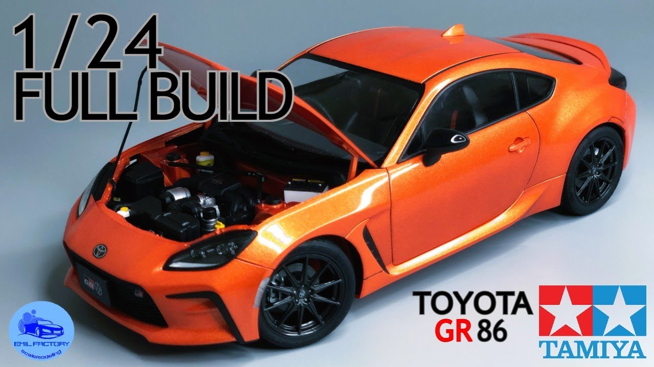 FULL BUILD 【缶スプレーで作る】 TAMIYA 1/24 TOYOTA GR86