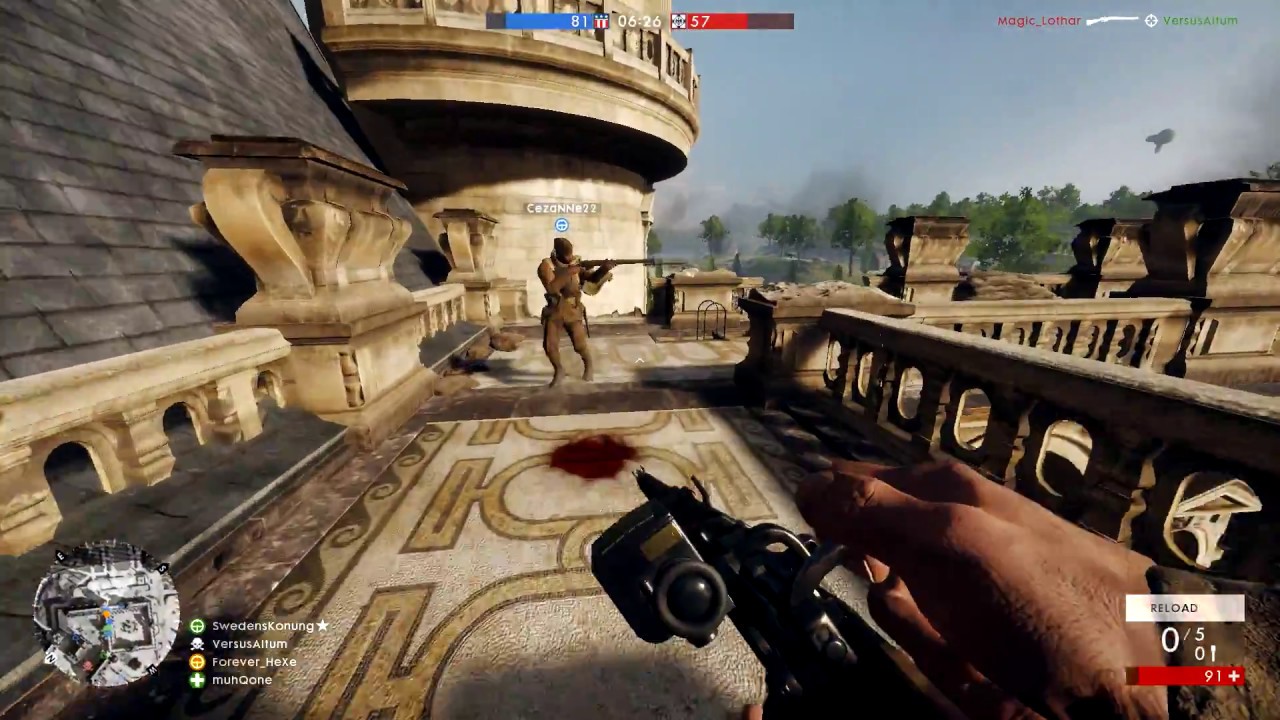 Battlefield 1| PC | 33 Kills SMLE on Ballroom Blitz TDM