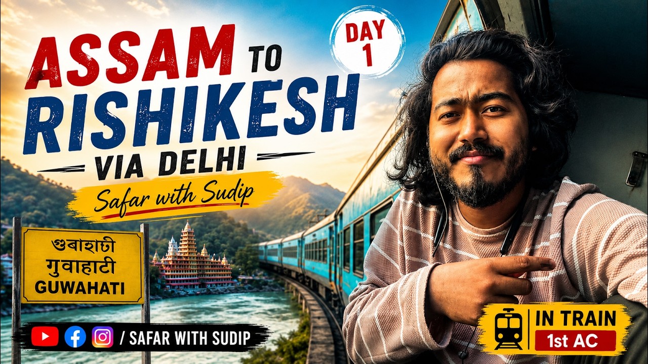Assam To Rishikesh By Train || Day 1 budget Solo Travel