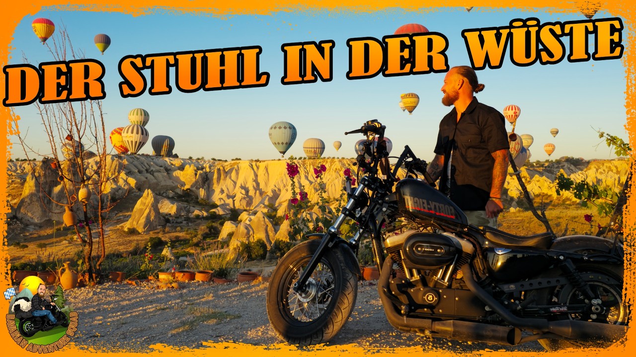 Allein in der Wüste 🏍️ | Meine Motorradreise durch Kappadokien