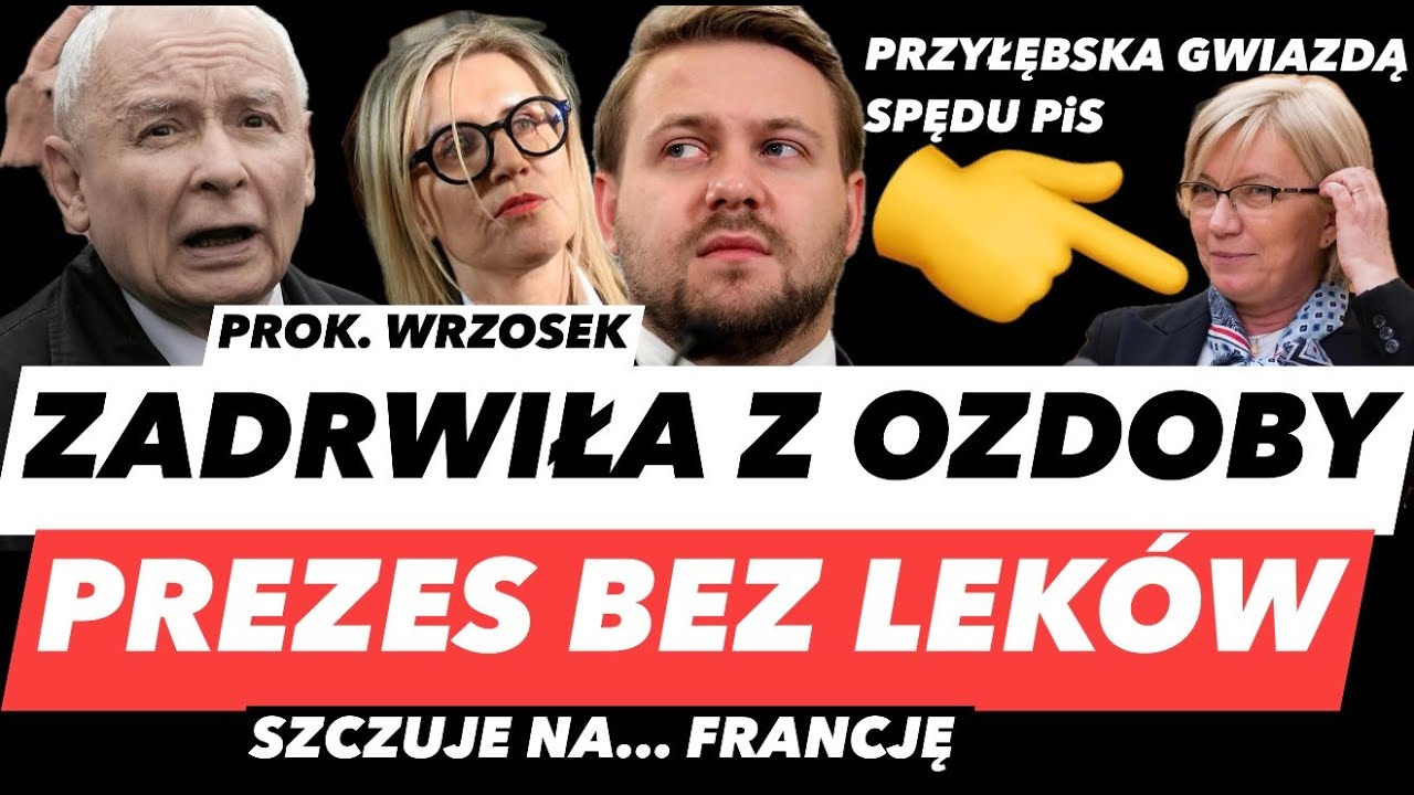 PROK. WRZOSEK ROZNIOSŁA OZDOBĘ &ndash; PRZYŁĘBSKA GWIAZDĄ SPĘDU PiS❗️KACZYŃSKI WYJE FRANCJA KRADNIE POLSKĘ