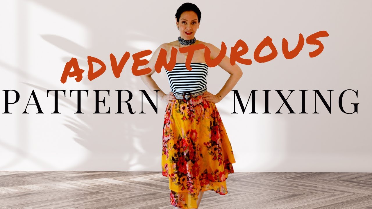 Pattern mixing for creative and fun outfits | fashion style