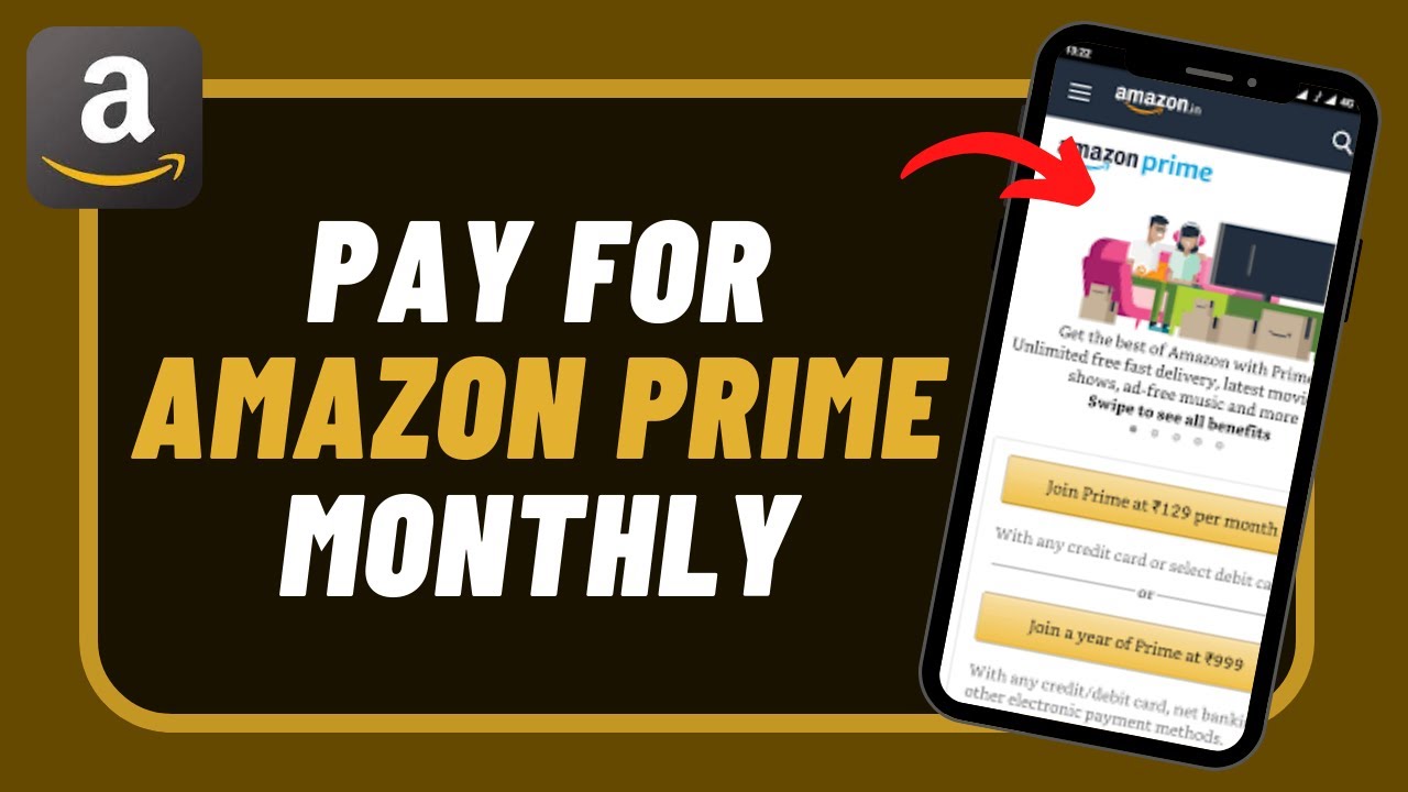How to Pay Amazon Prime Monthly !