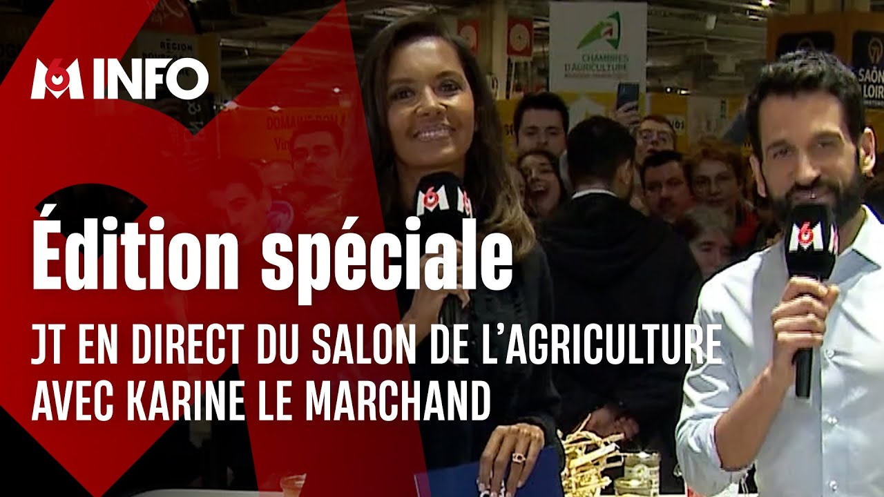 Édition spéciale du 12.45 en direct du Salon de l’Agriculture avec Karine Le Marchand