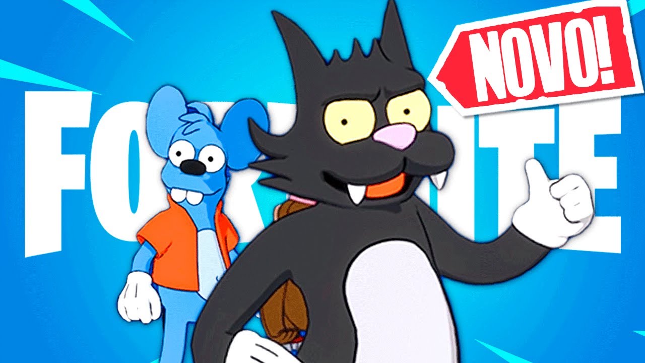 Testei o COMICH&Atilde;O E CO&Ccedil;ADINHA dos SIMPSONS no FORTNITE
