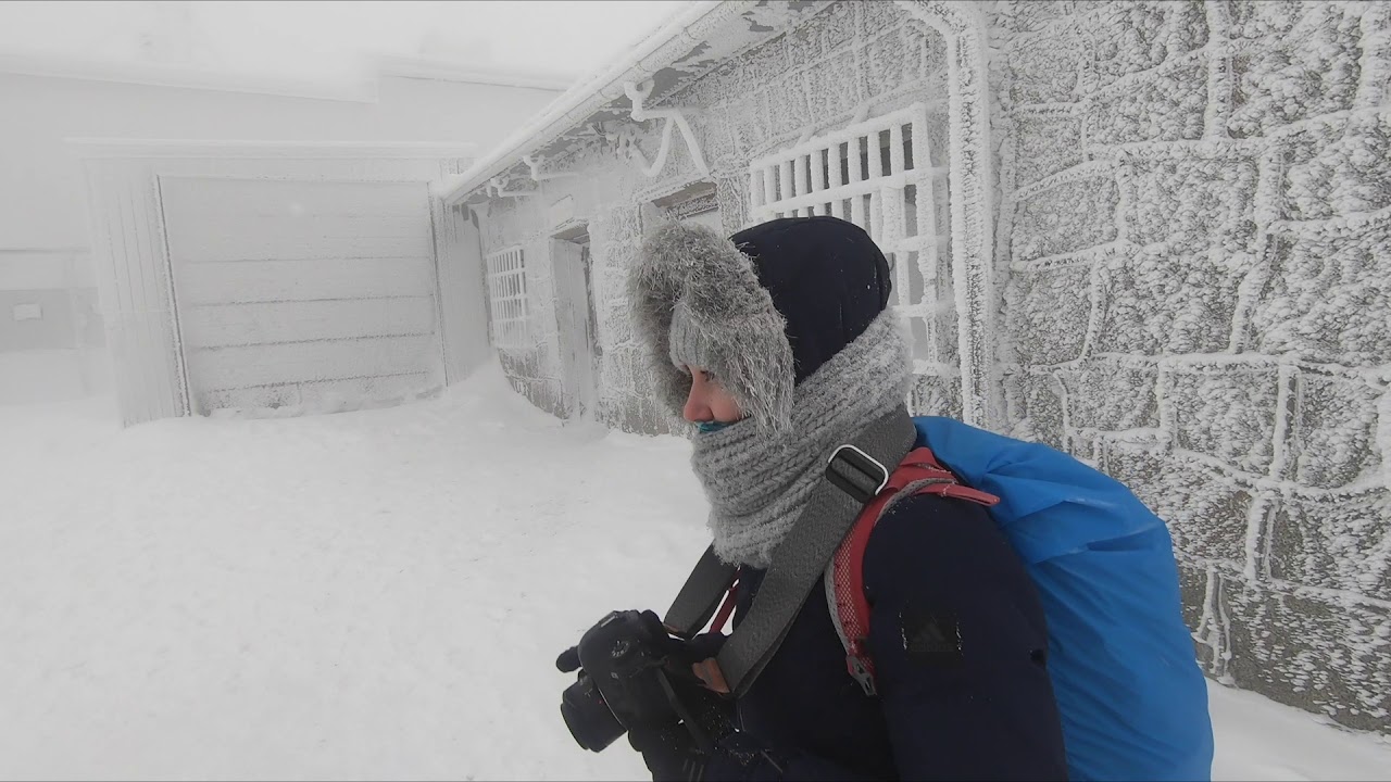 Karkonosze Mountains. Conditions in winter on Szrenica peak. - Piękne Karkonosze! Szrenica zimą!