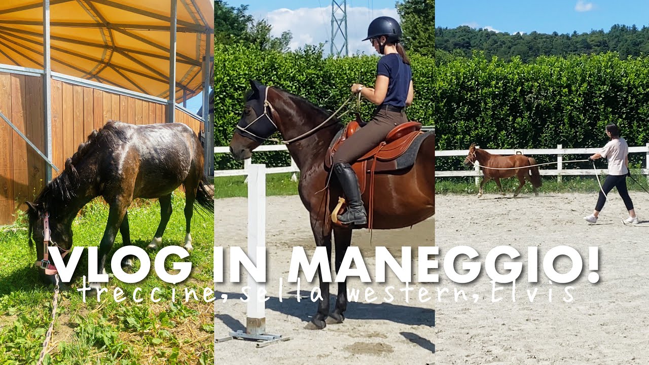 Vlog al Maneggio con la Sella Western 😍