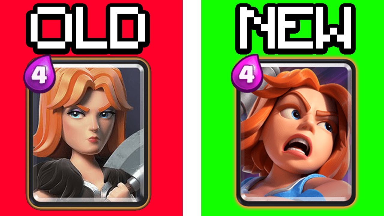 ALL CLASH ROYALE REMODELS ~ OLD vs NEW