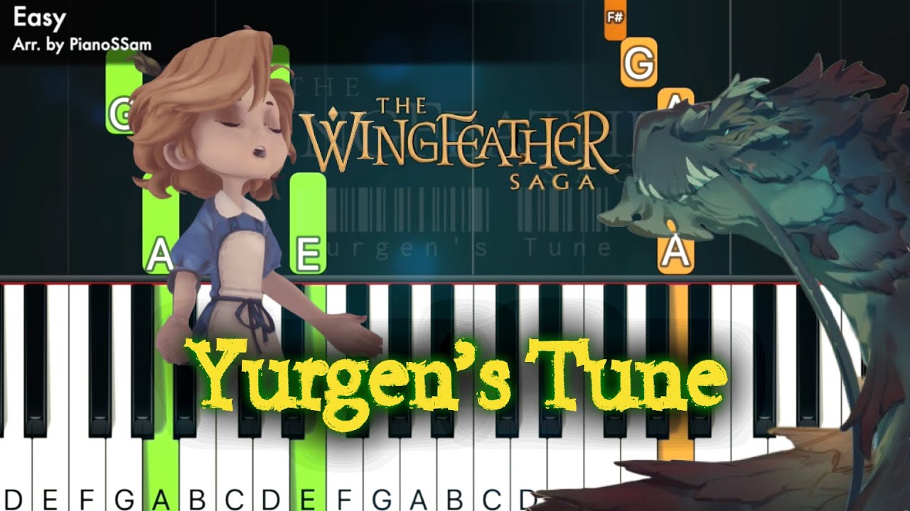 [Easy] Yurgen's Tune   The Wingfeather Saga | Piano Tutorial   HD 720p
