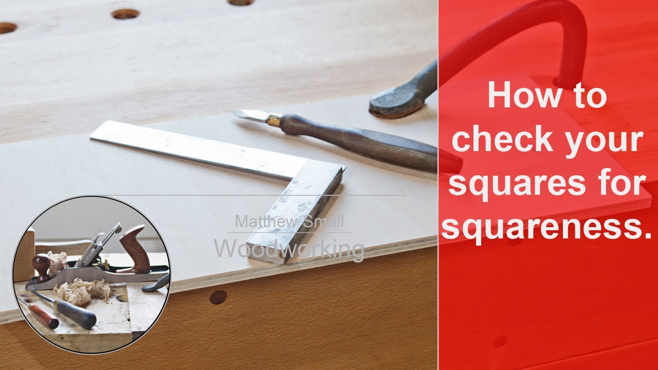 How to check your squares for squareness - most reliable and accurate method.