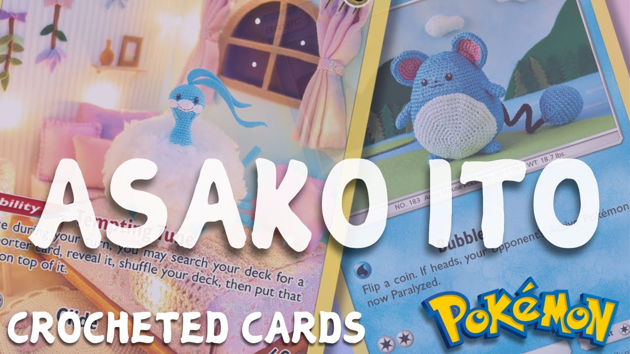 My ENTIRE Asako Ito Pokémon Card Collection - Aka: Crocheted Pokémon Cards