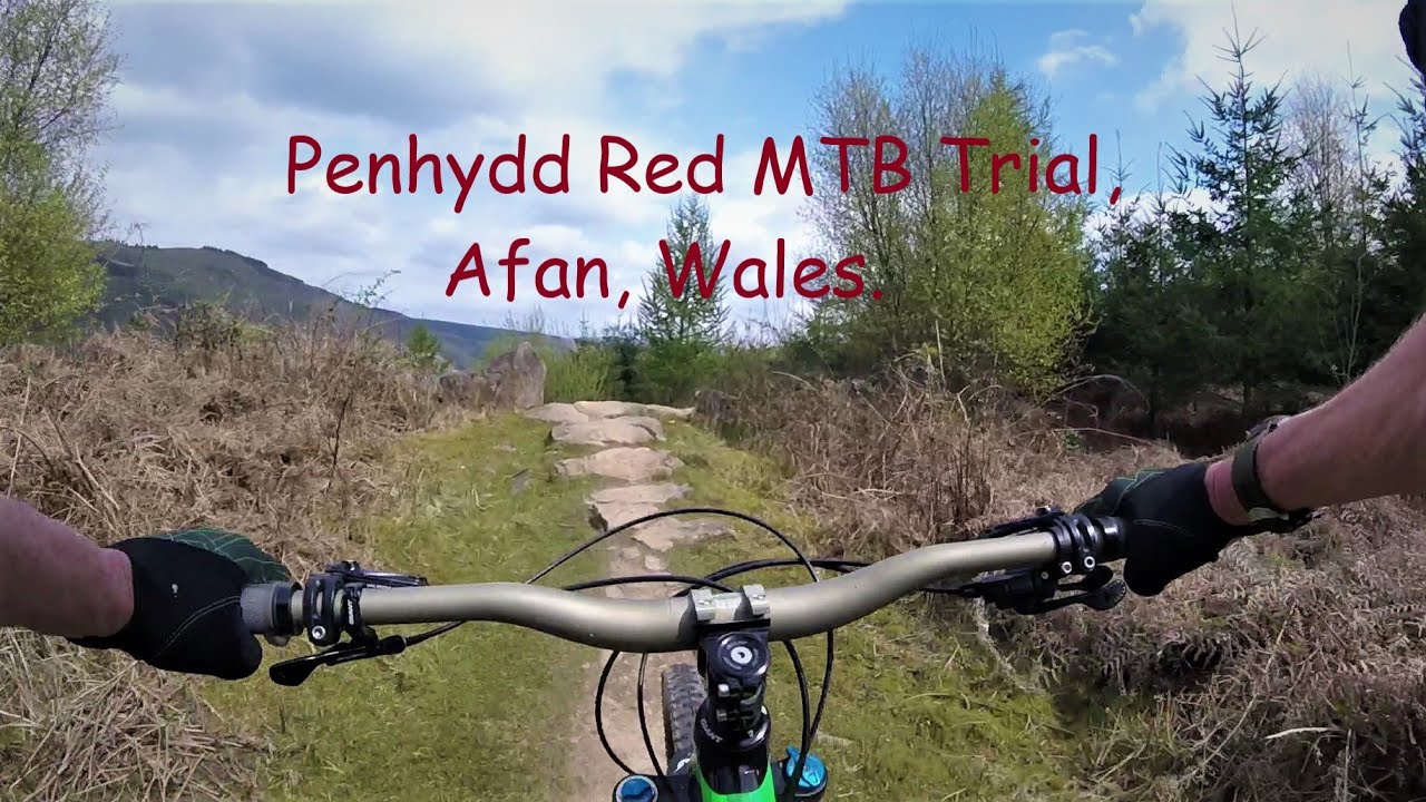 Mountain Biking at Afan Forest, Wales. The Penhydd Trial, a Red MTB single track. My best bits...