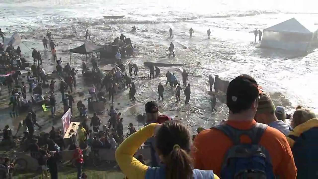 Mavericks Wave Slams Spectators pt2