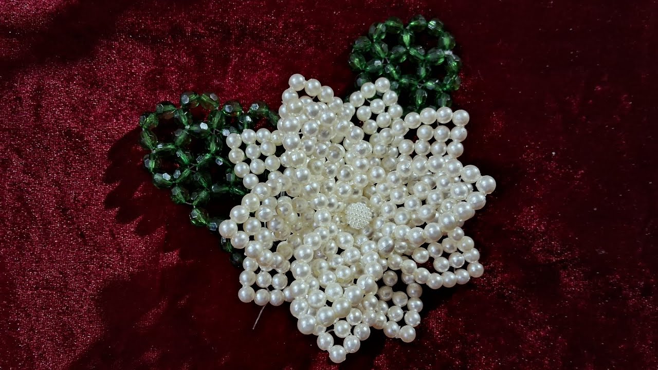 Nirmala's Pearl Art | White Lotus  part 1