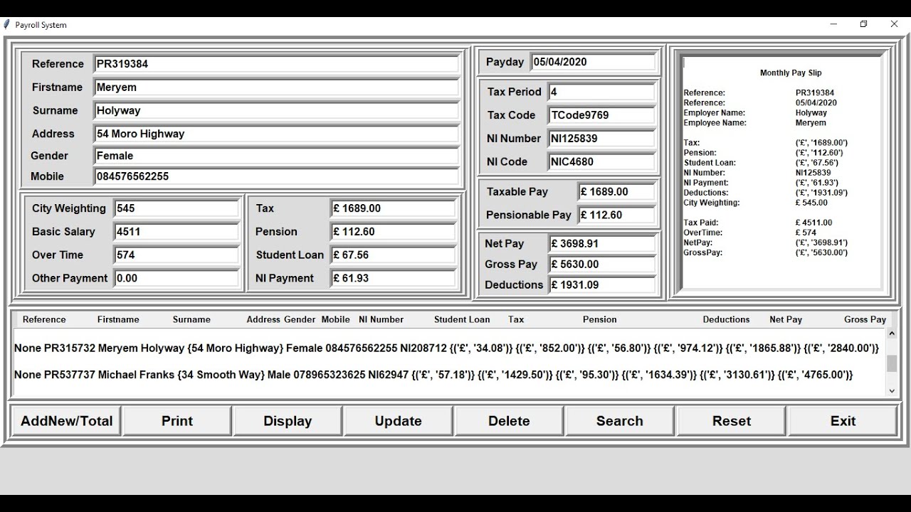 How to Create an Employee Database Management System in Python - Full Tutorial