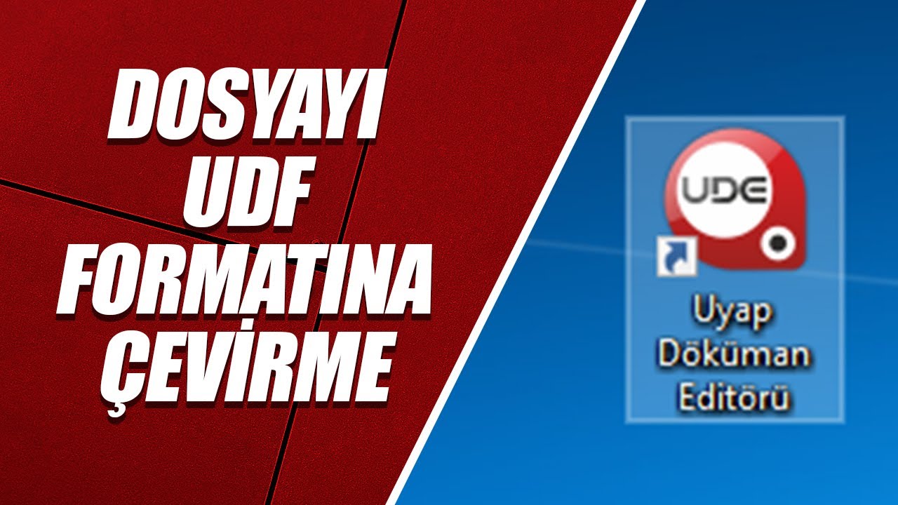 RESİM – WORD DOSYASINI UDF ÇEVİRME (ÇOK KOLAY)