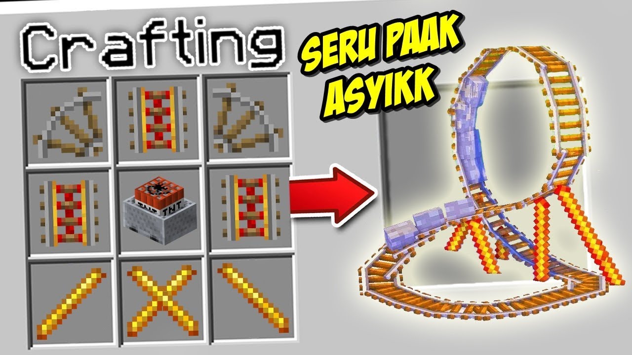 TERBONGKAR CARA MEMBUAT WAHANA DALAM HITUNGAN DETIK DI MINECRAFT
