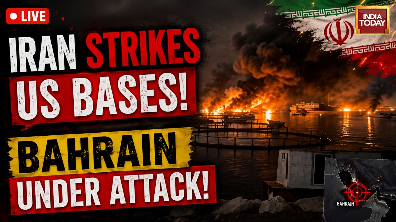 US-Iran War LIVE | Iran Attacks US Bases in Bahrain & Kuwait | Trump News | India Today LIVE