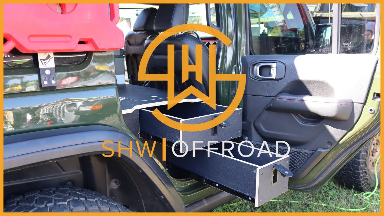 SHW Offroad Seat Deletes-Jeep Wrangler JLU Assembly