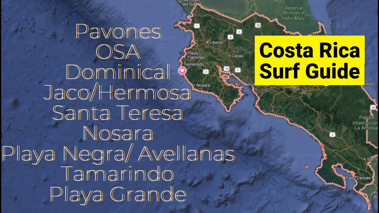 Best Surf spots in Costa Rica Explained for Surf Travel
