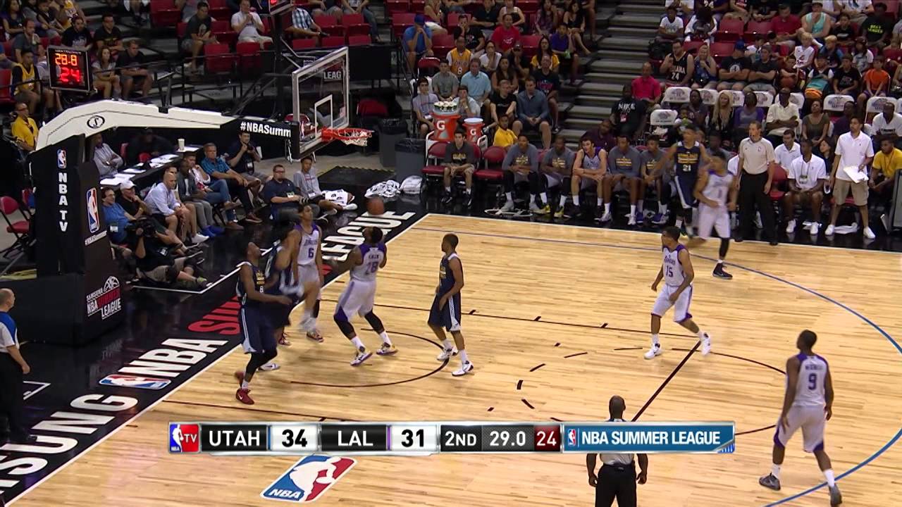 D'Angelo Russell and Trey Lyles Duel