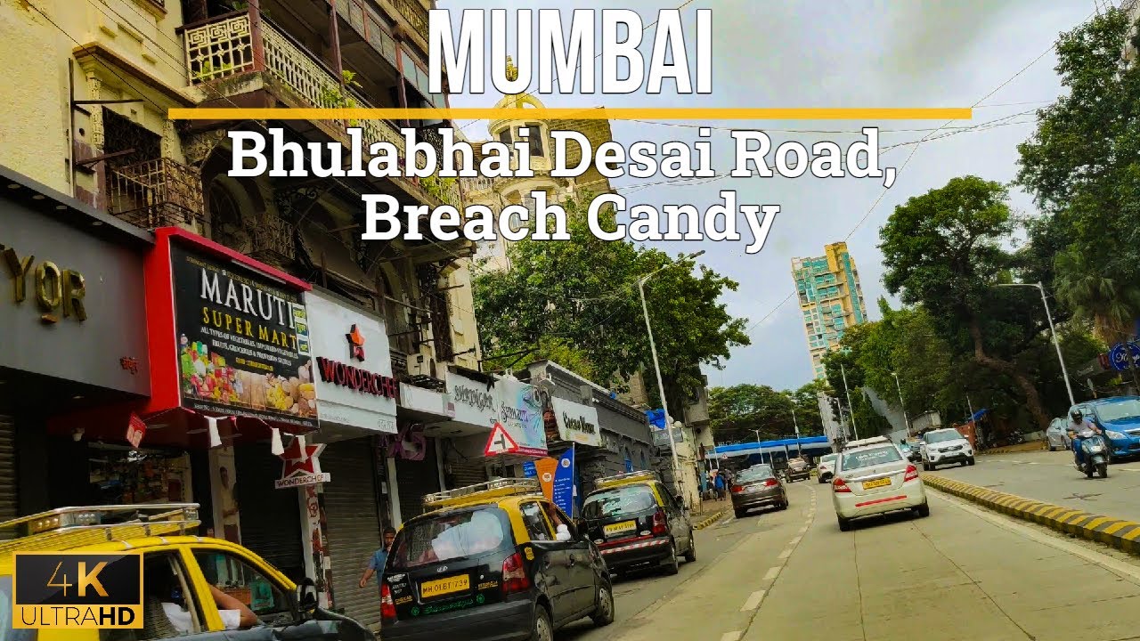 4K Drive along Bhulabhai Desai Road, Breach Candy | Mumbai