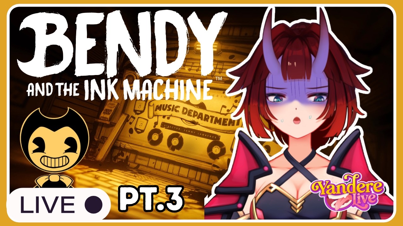 【Bendy & The Ink Machine 】Pt.2.5 Madrazos contra el chamuco (?) 【Sumi Hikatsune-YandereLive】