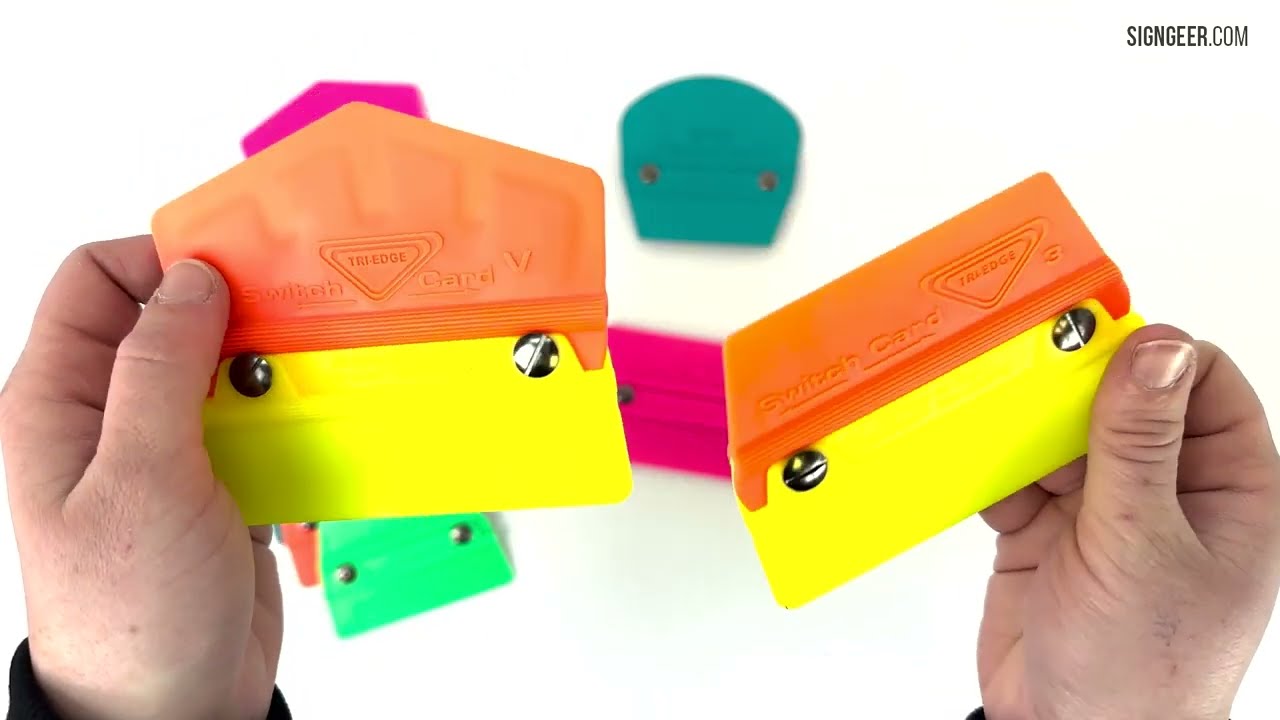 Tri Edge Switch Card - The Ultimate Switch Squeegee | SIGNGEER