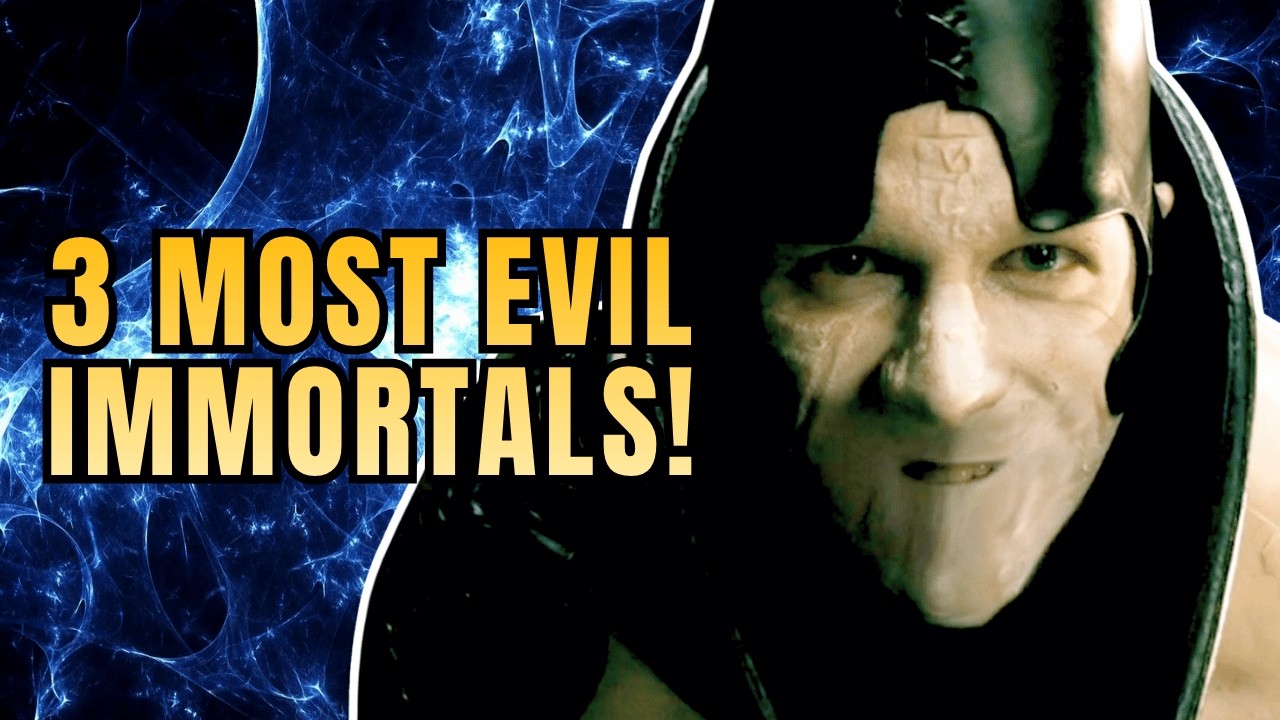 The TOP 3  Highlander VILLAINS are NOT Who You Think!