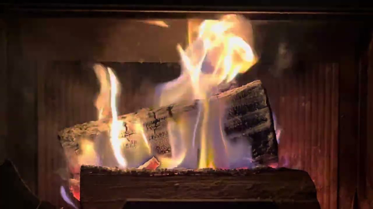 Камін на екран #fire #fireplace #relaxing #relax #4 К# live#