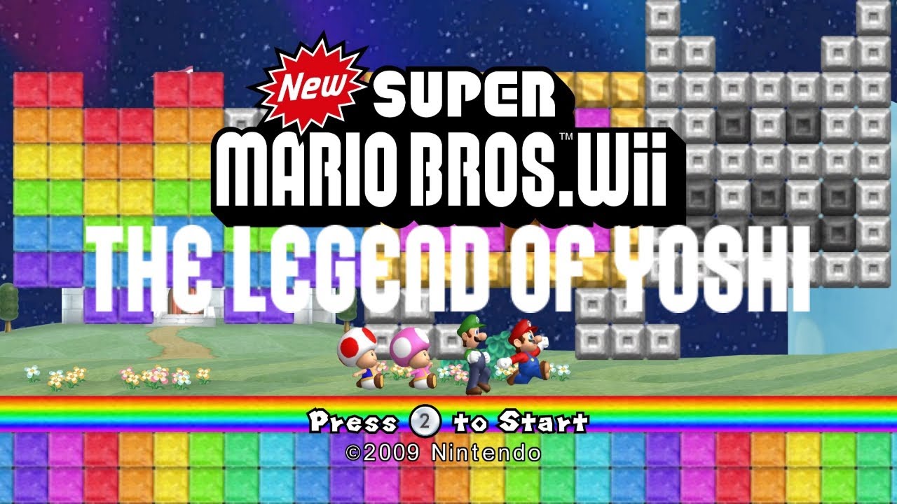 The Legend Of Yoshi New Super Mario Bros Wii 100% Walkthrough