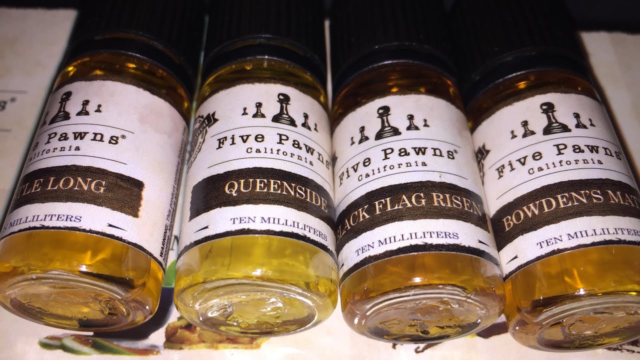 5 PAWNS ♟ Eliquid The Last 4 I Was Surprised AGAIN! I might like the tobacco 😂