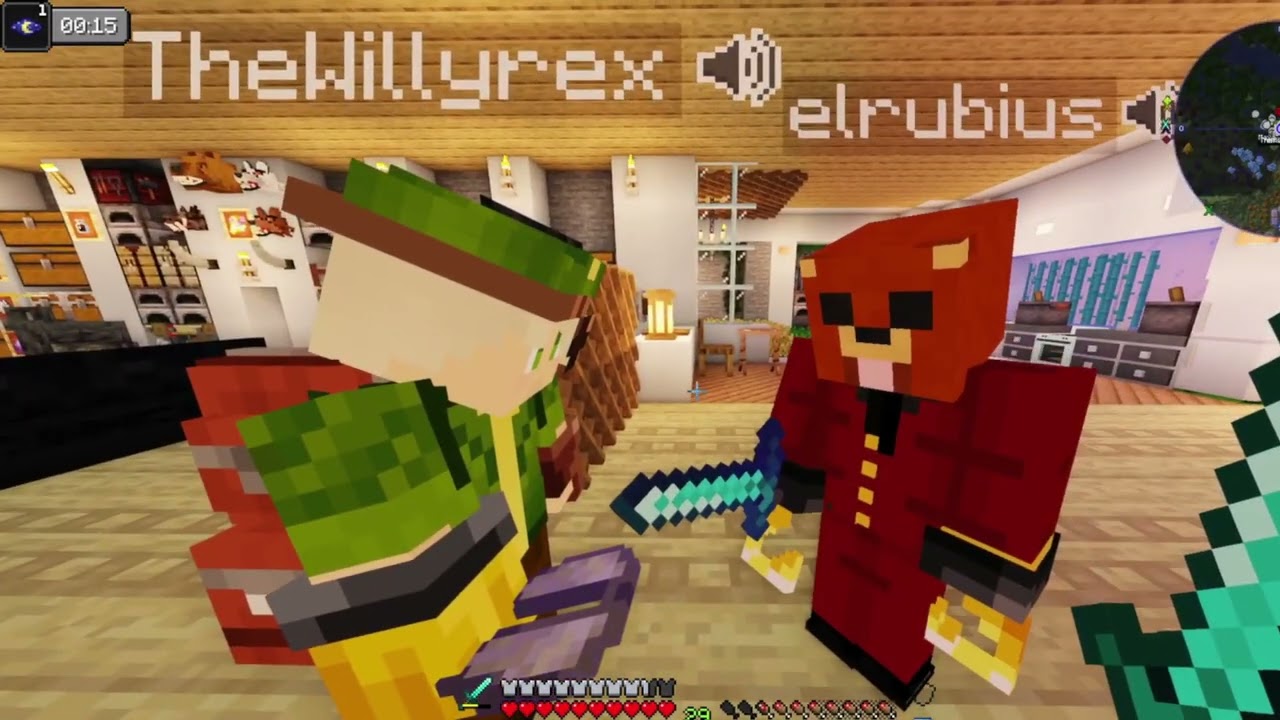 Willy le da a Lolito un Elitros para volar... pero se acaba estampando contra el suelo - Karmaland 5