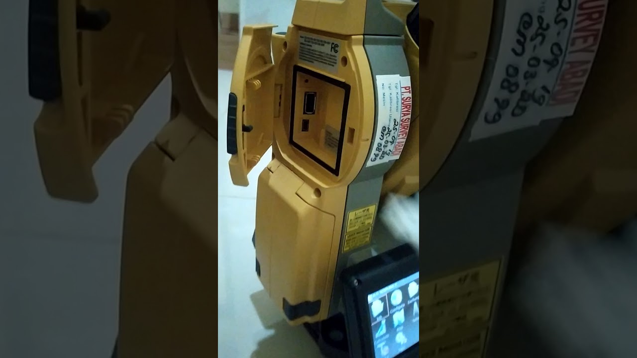 Total Station Topcon OS Series 101, Tutorial Transfer Data Pengukuran