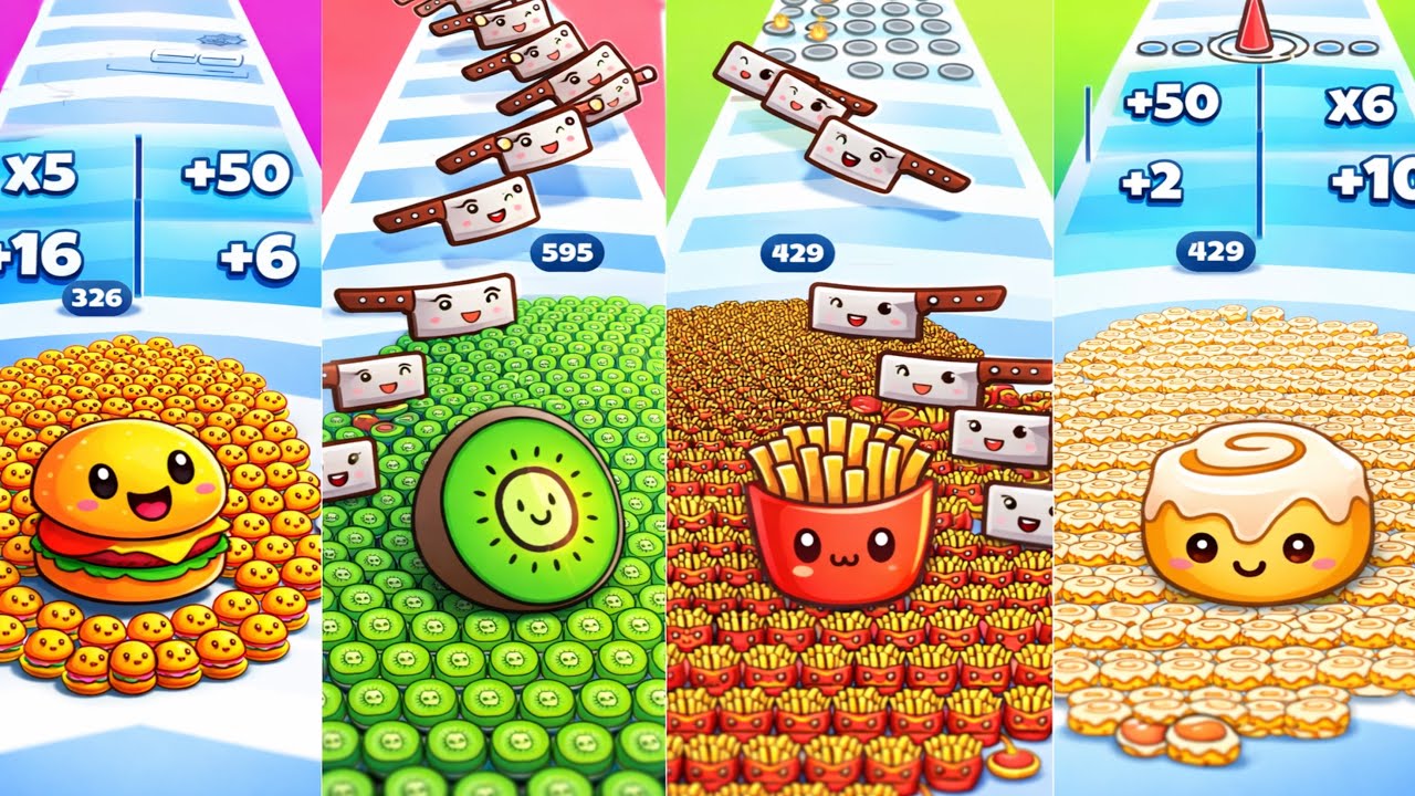 Food Run - Relaxing Satisfying Gameplay 