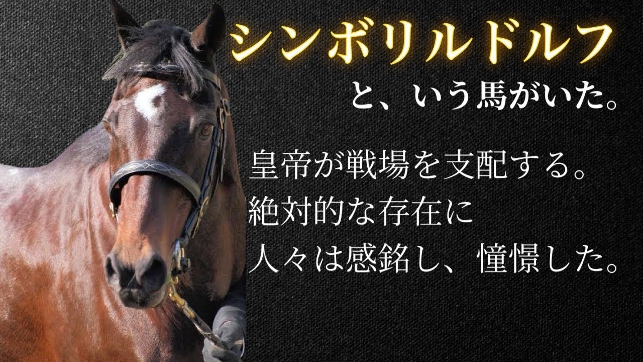 【皇帝と呼ばれた馬】シンボリルドルフ🏇