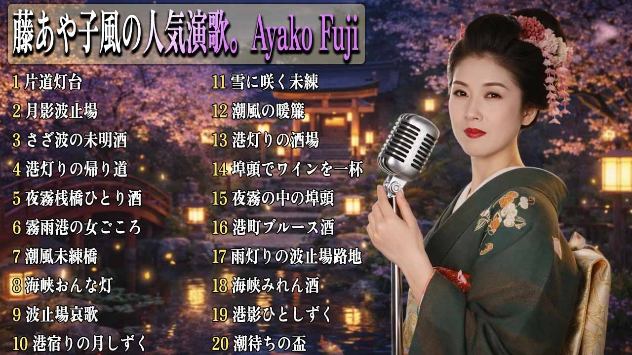 藤あや子風の人気演歌。Ayako Fuji | 港町で一人酒 | 心を揺さぶる名曲