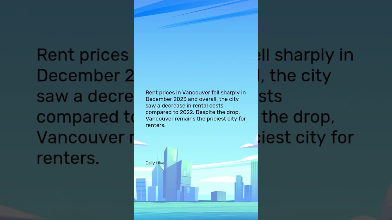 Asking rent in Vancouver dropped 