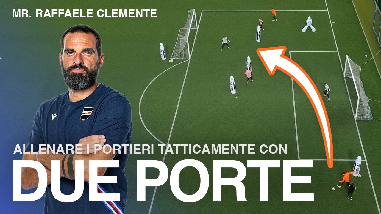 MISTER di SERIE A ALLENA i PORTIERI con DUE PORTE 🧤 IILEVEN GK TRAINING | con Raffaele Clemente